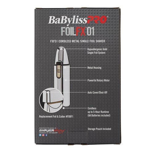 BaBylissPRO FoilFX01 Metal Single Foil Shaver