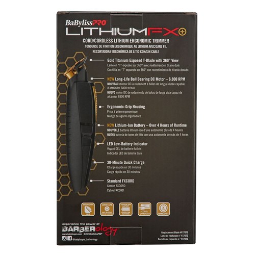 BaBylissPRO LithiumFX Hair Trimmer