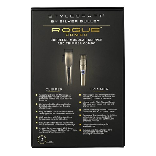 StyleCraft by Silver Bullet Rogue Hair Clipper Trimmer