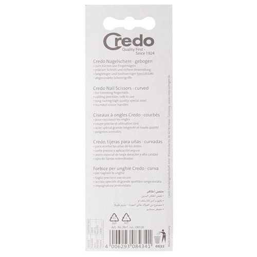 Credo Nail Scissors Silver