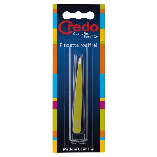 Credo Pop Art Slant Tweezer Green