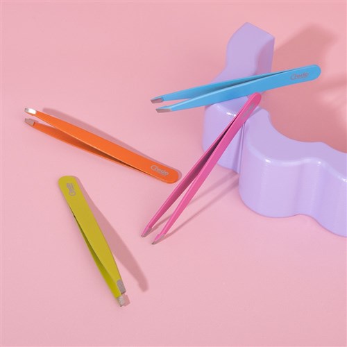 Credo Pop Art Slant Tweezer Green