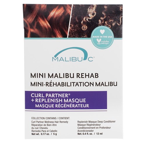 Malibu C Mini Malibu Rehab Curl Partner Treatment 12pc