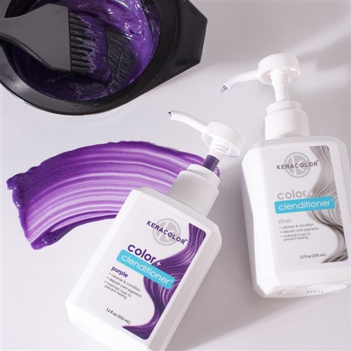 Keracolor Color Clenditioner Colour Shampoo Purple 1L