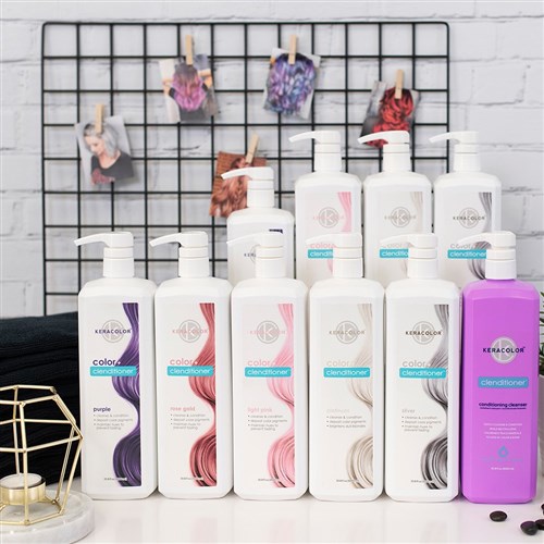 Keracolor Color Clenditioner Colour Shampoo Purple 1L