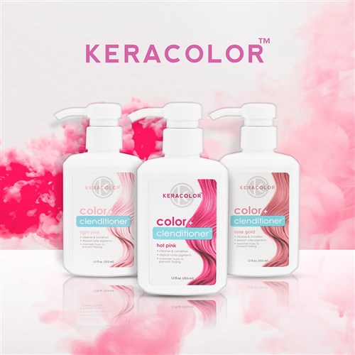 Keracolor Color Clenditioner Colour Shampoo Light Pink 1L