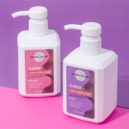Keracolor Color Clenditioner For Brunettes Rose Gold