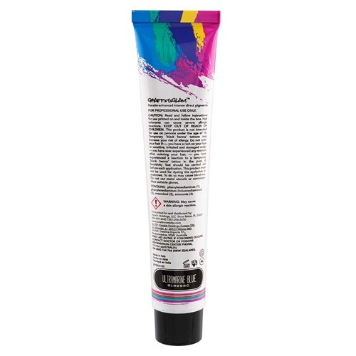 Keratin Complex GraffitiGlam Hair Colour Ultramarine Blue Instruction Guide