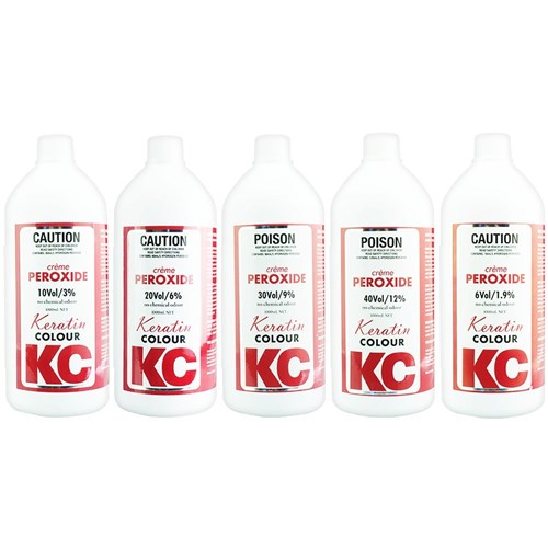 Keratin Colour Hair Peroxide 30 Volume 1000ml