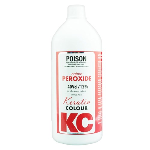 Keratin Colour Hair Peroxide  40 Volume 1000ml