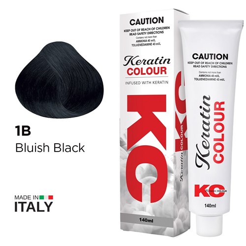 Keratin Colour Permanent Colour 1B Bluish Black